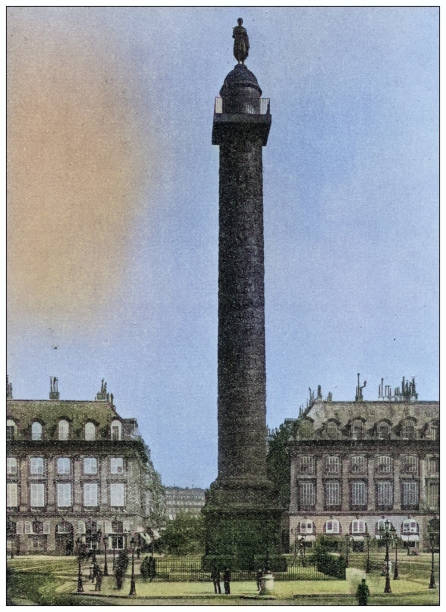 istock Antique photo of World's landmarks (circa 1894): Place Vendome, Paris 2027457406