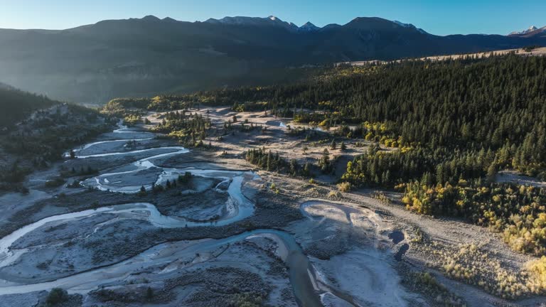 Rivers and wetlands hide in the valley