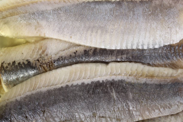 istock Raw herring fillet in oil 2027474667