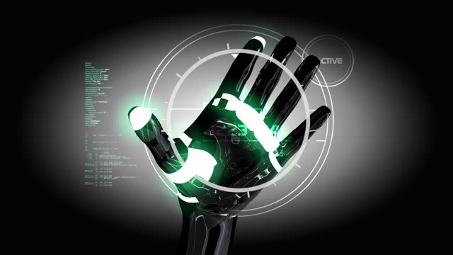 Ai Robotic Hand Using Virtual Menu