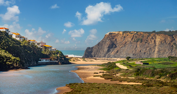 Praia de Odeceixe, Rota Vicentina, Aljezur, Algarve, Portugal