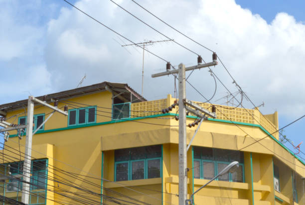istock high voltage electric tower in the city 2027526314