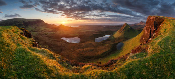 istock Mountain panorama in Scotland at dramatic sunset, UK 2027573824