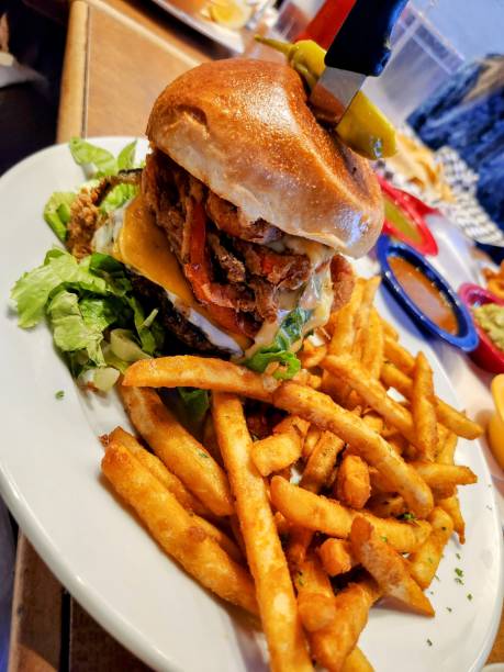 istock Bacon Cheeseburger and Fries 2027617772