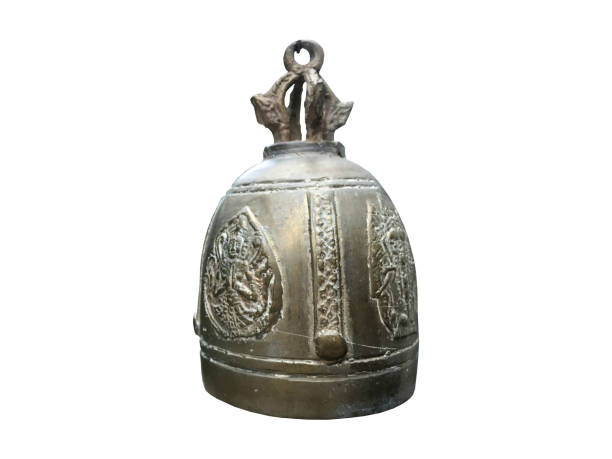 istock Vintage Brass Bell Isolated on  White Background 2027646930