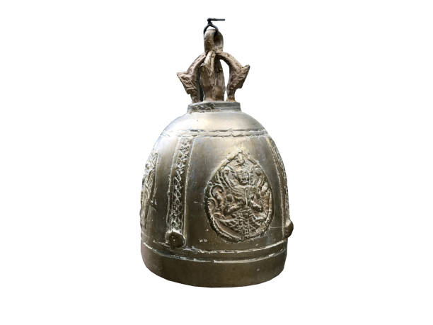 istock Vintage Brass Bell Isolated on  White Background 2027646932