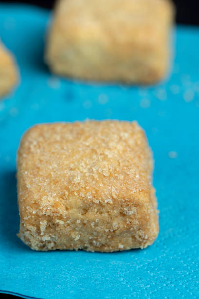 homemade cottage cheese cookies with sugar for tea