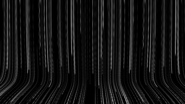 Motion Graphics Background, Animated Backgrounds, Black and white with bright. Abstract flowing data ramp.