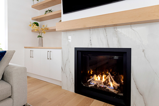 Modern Gas Fireplace