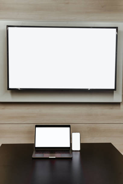 istock Screens Of Three Different Sizes - Smartphone, Laptop And TV 2027718371