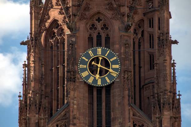 istock Clock tower of Frankfurt Cathedral. Germany 2027746058