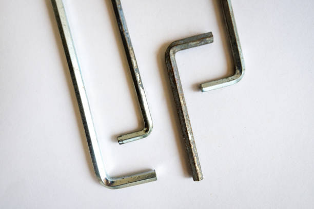 istock Allen Keys, Hex keys, isolated on white background. Copy space free. 2027779086