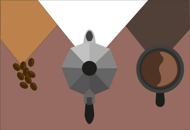 Coffee Machine Table Top View 50+ Top View Coffee Machine Stock Illustrations, Royalty-Free Vector ...