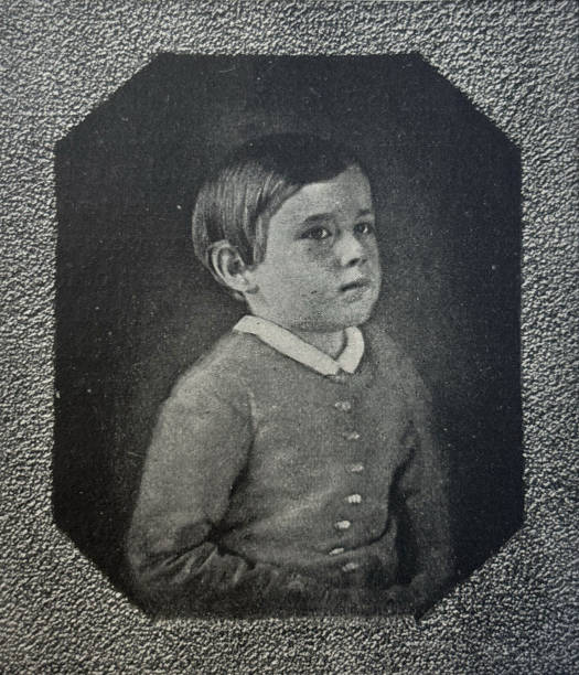 istock Antique illustration - portrait of a young boy 2027870092