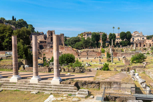 istock Ancient ruins of Forum in Rome 2027959464