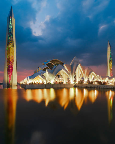 istock Beautiful Reflection of Al Jabbar Mosque 2028026207