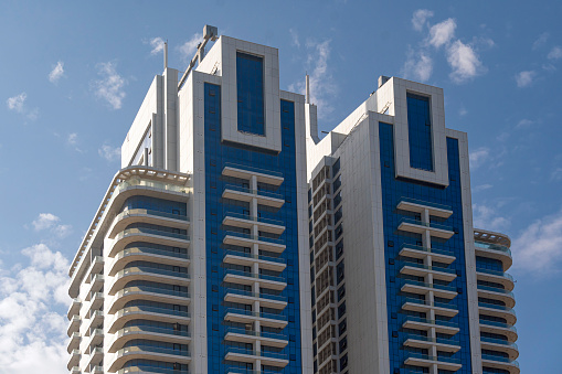 Manama, Bahrain - December 28, 2023: City Center Tower  Hotel apartment Bahrain
