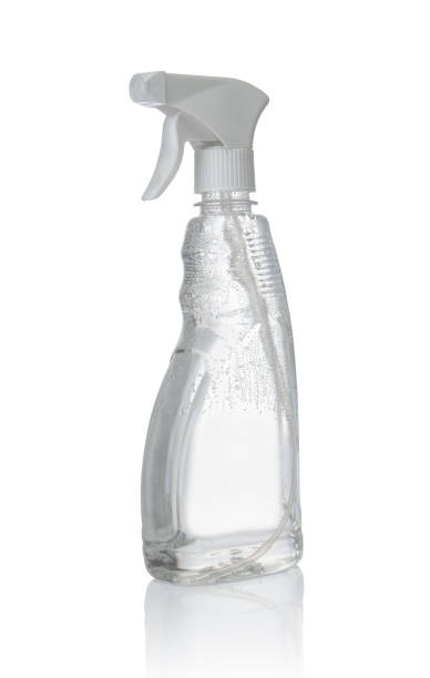 istock Plastic spray bottle close up isolated on white background 2028039740