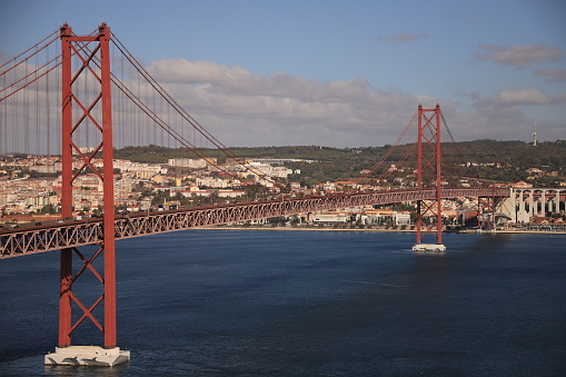 ponte 25 de abril suspension bridge in Lisbon