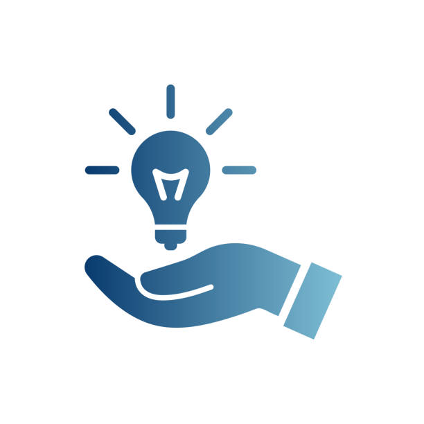 Inspire Gradient Solid Icon Inspire concept graphic design can be used as icon representations. The vector illustration is color gradient solid style, pixel perfect, suitable for web and print. copyright free medical stock illustrations
