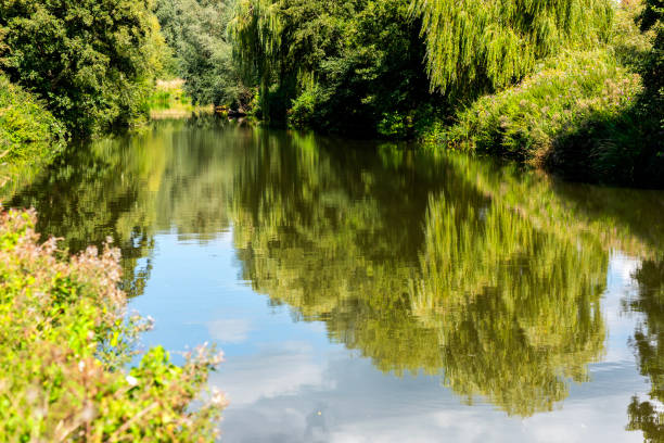 istock River Medway at Teston near Maidstone in Kent, England 2028181536