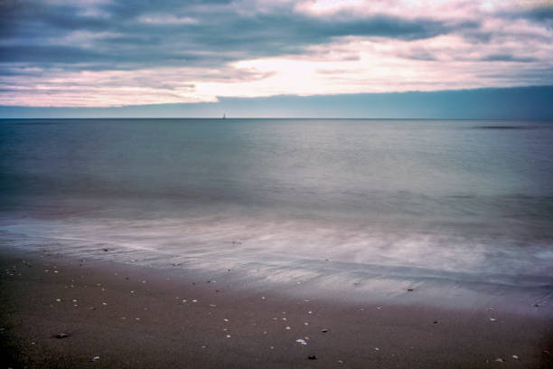 Atlantic Ocean, long exposure shot. Ayamonte, Spain