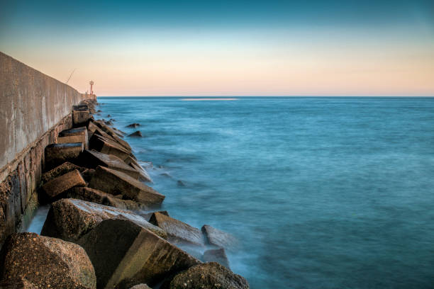 Breakwater, long exposure shot. Ayamonte, Spain.