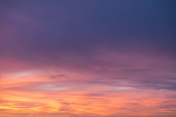 istock Radiant Sunset and Sun: Fiery Orange Sky Background 2028222542