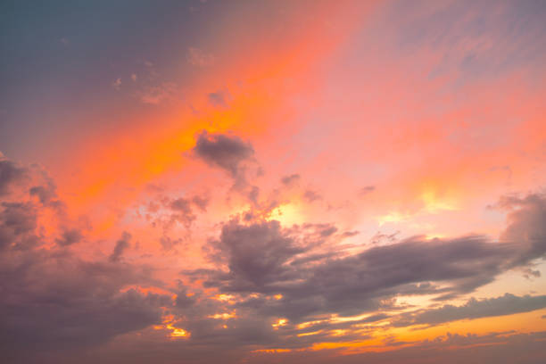 istock Burning Colorful Sky and Storm Clouds Background 2028276283
