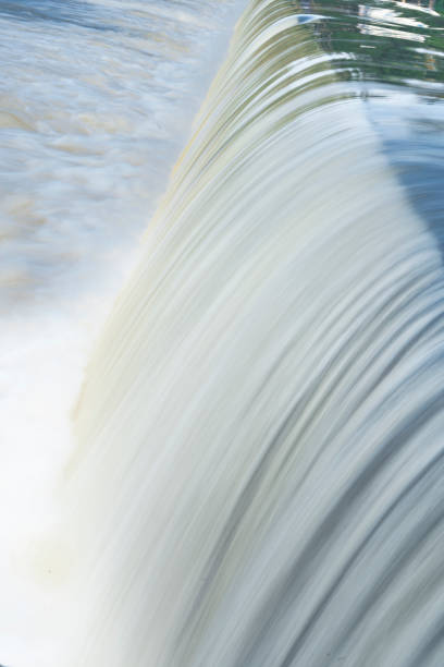 istock A pure white waterfall background formed in the river througha check dam 2028283680