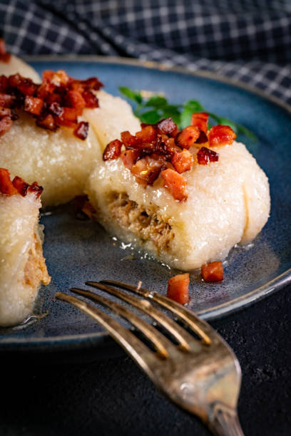 istock Kartacze - potato dumplings stuffed with minced meat. 2028295983