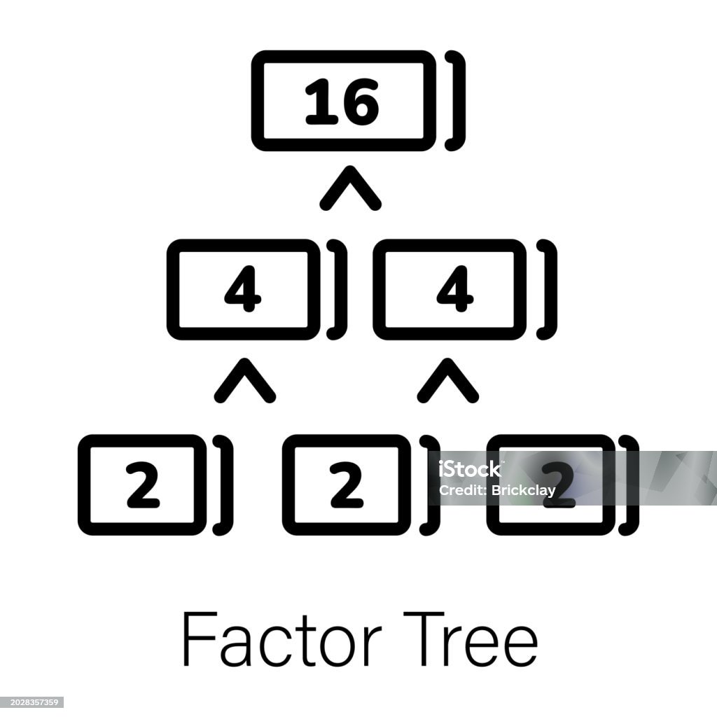 Factor Tree Stock Illustration - Download Image Now - Chart, Diagram ...