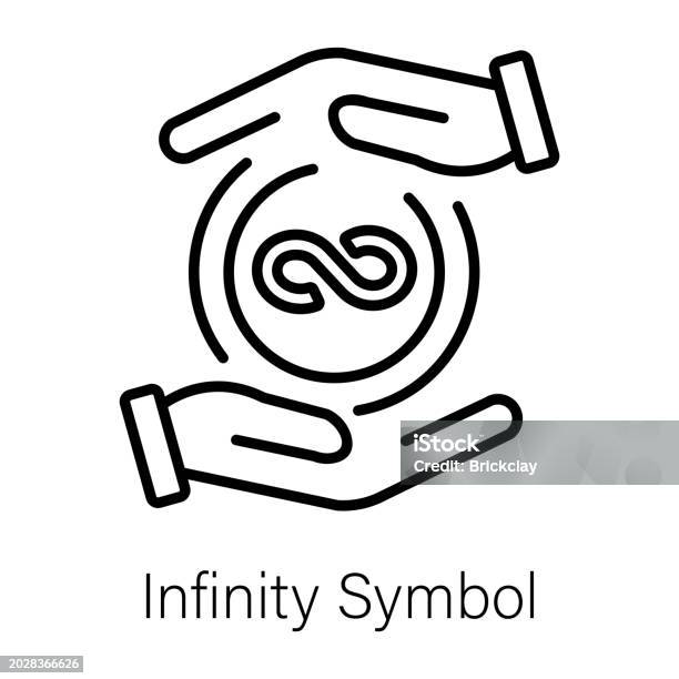 Math Infinity Logo Infinity Symbol Stock Illustration - Download Image Now - Icon Symbol ...