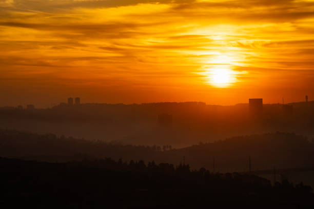A Sunrise over Jerusalem, Israel