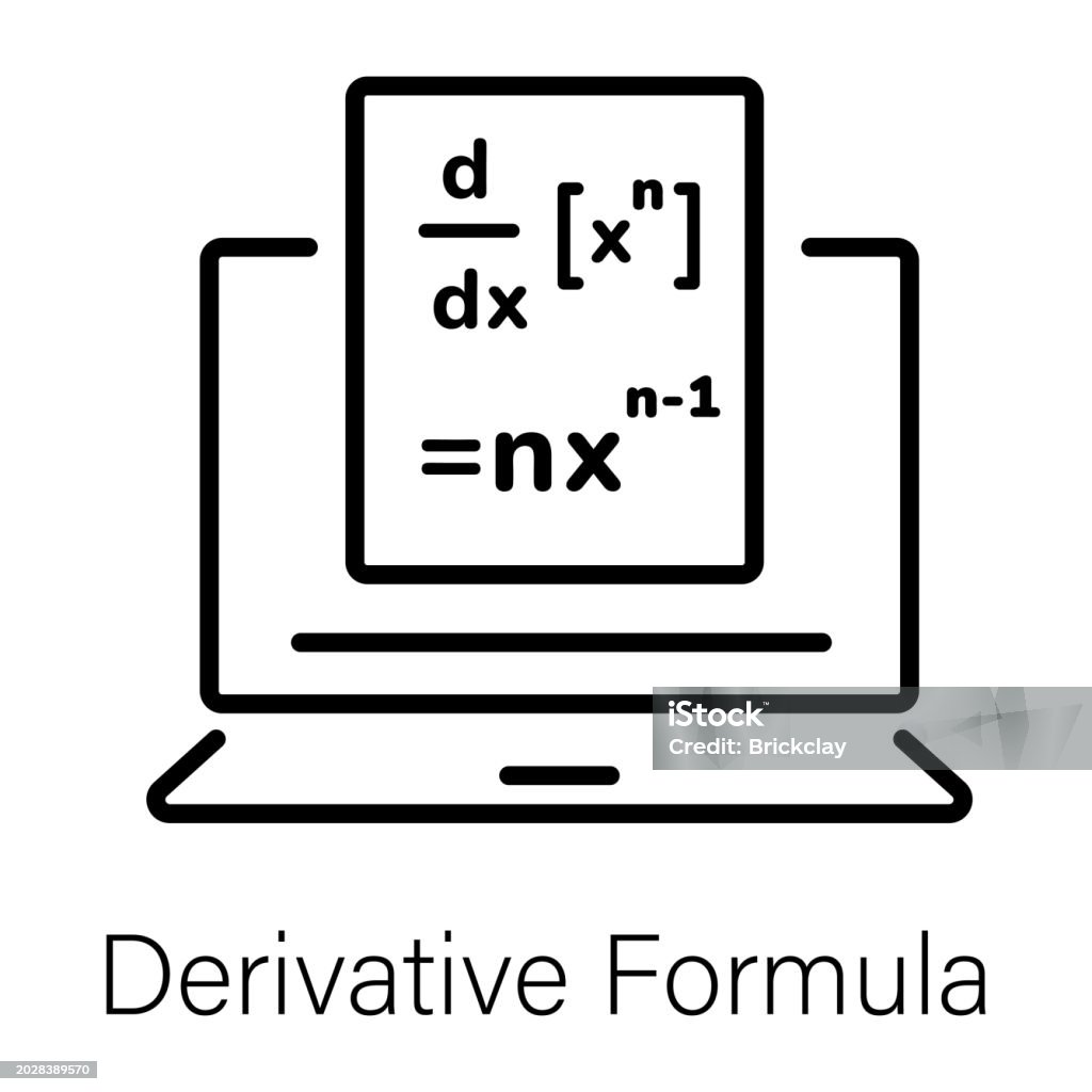 Dirivitive Math Derivative Formula Stock Illustration - Download Image Now - Icon ...