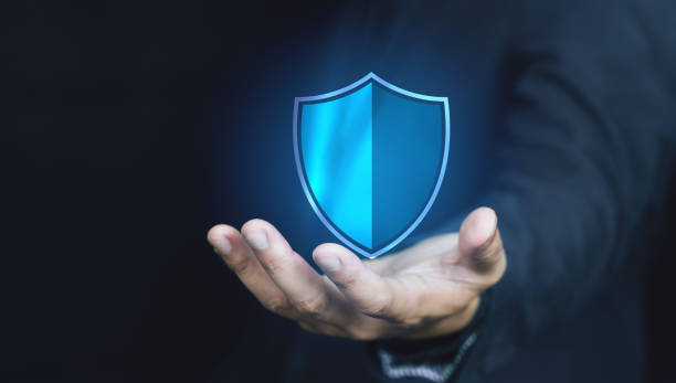 istock Concept of Security data and data Protection on web, Virus and identity theft protection. 2028422841