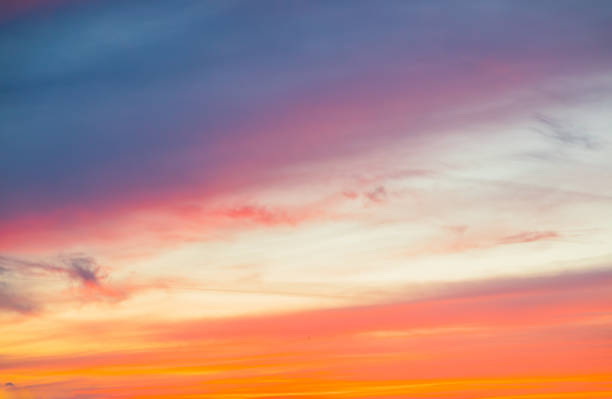 istock Kaleidoscope Skies: A Vibrant Tapestry at Sunset 2028431269