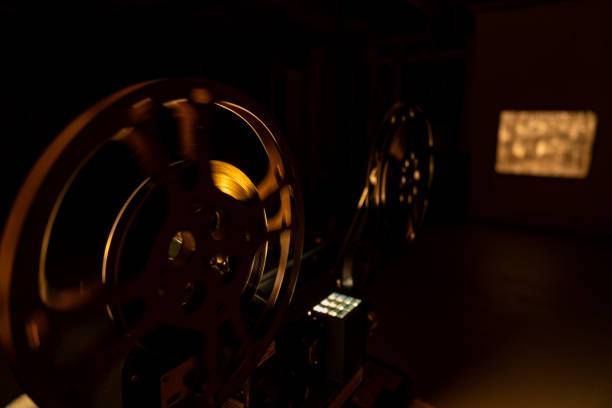 istock Old film cinema projector Reel 2028449674