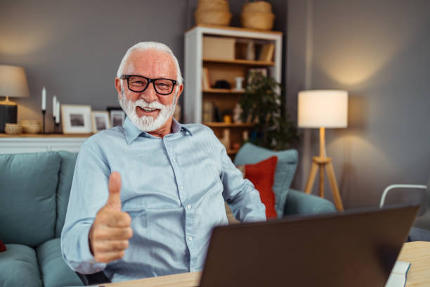 istock Happy senior businessman working in a modern office 2028462903