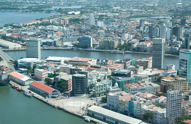 istock Aerial view of the Capibaribe River, Recife, Pernambuco 2028499254