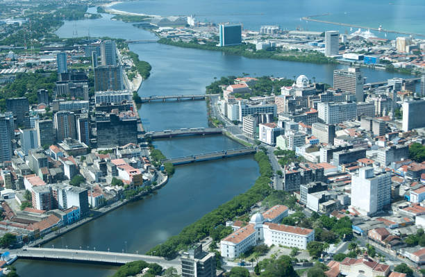 istock Aerial view of the Capibaribe River, Recife, Pernambuco 2028500318