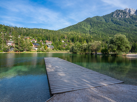 Lake Jasna in Alps, Slovenia