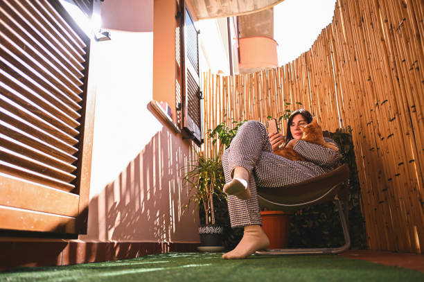 istock Together time at a sunny patio at home. 2028512809