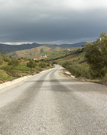 A picture for The road between Oued Laou and Tanger, Morocco