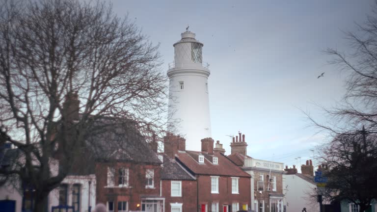 Southwold Lighthouse  in Winter, Suffolk, UK