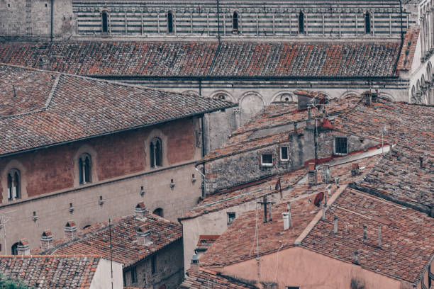 View at Massa Marittima in Tuscany - Italy