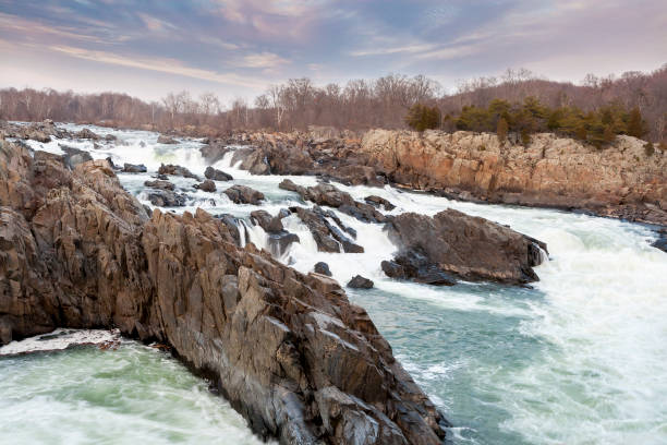 istock Whitewater rapids on the Potomac River at Great Falls Park, VA 2028834527