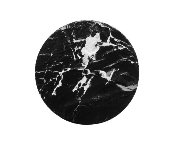 istock Black old scratched round paper sticker isolated on white background 2028844048