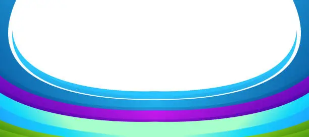 Vector illustration of wavy abstract design banner background