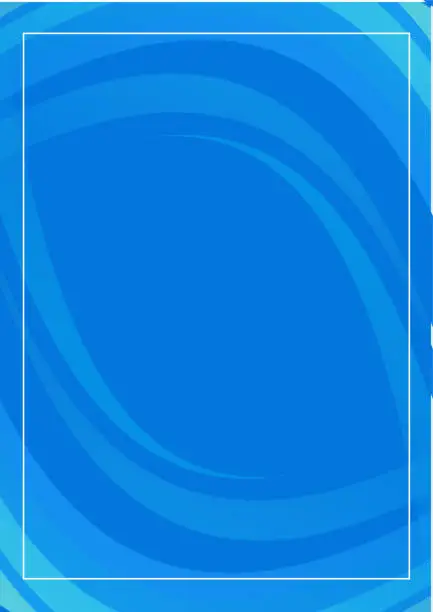 Vector illustration of wavy blue vertical background